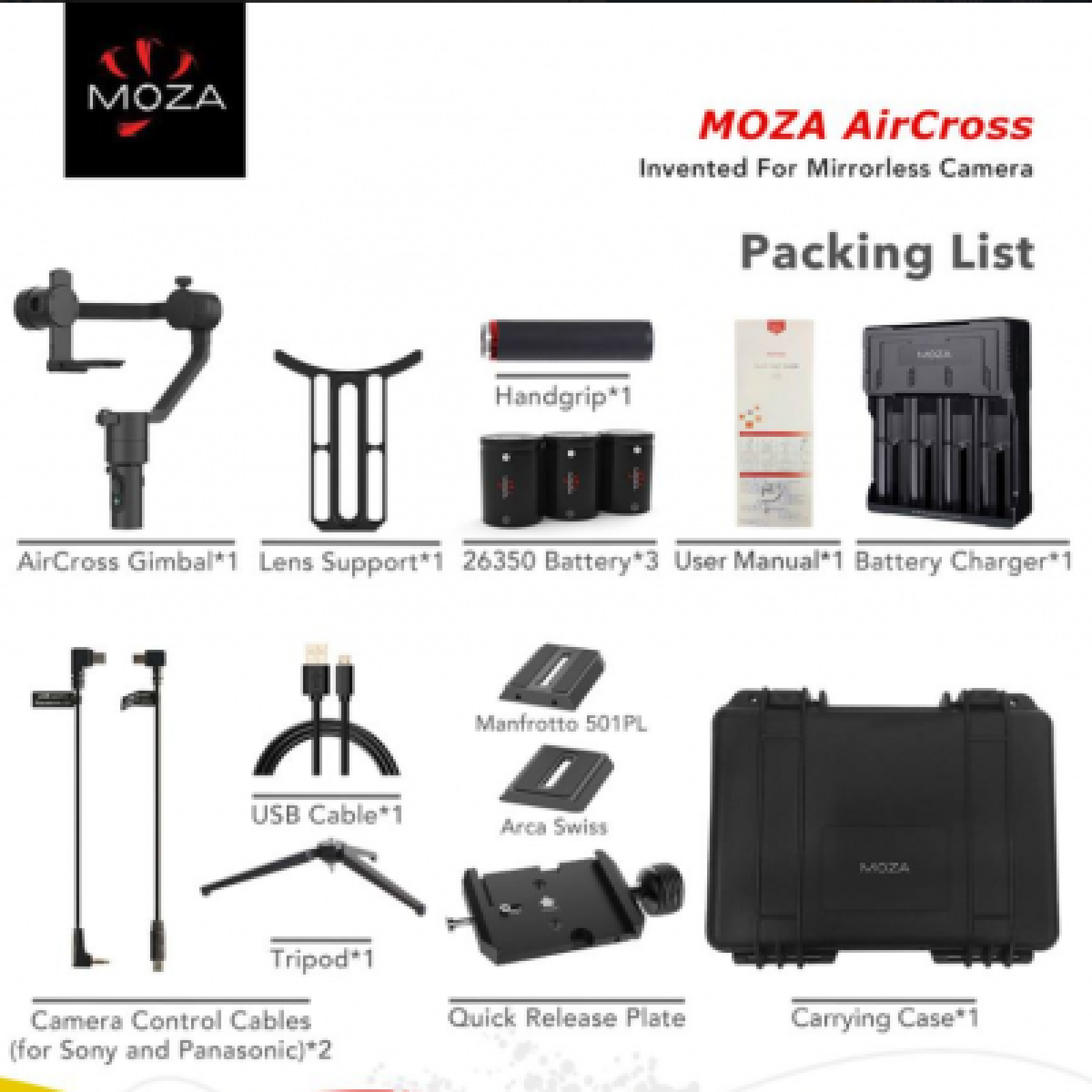 Gimbal MOZA AIR CROSS - Photo 4 sur 5