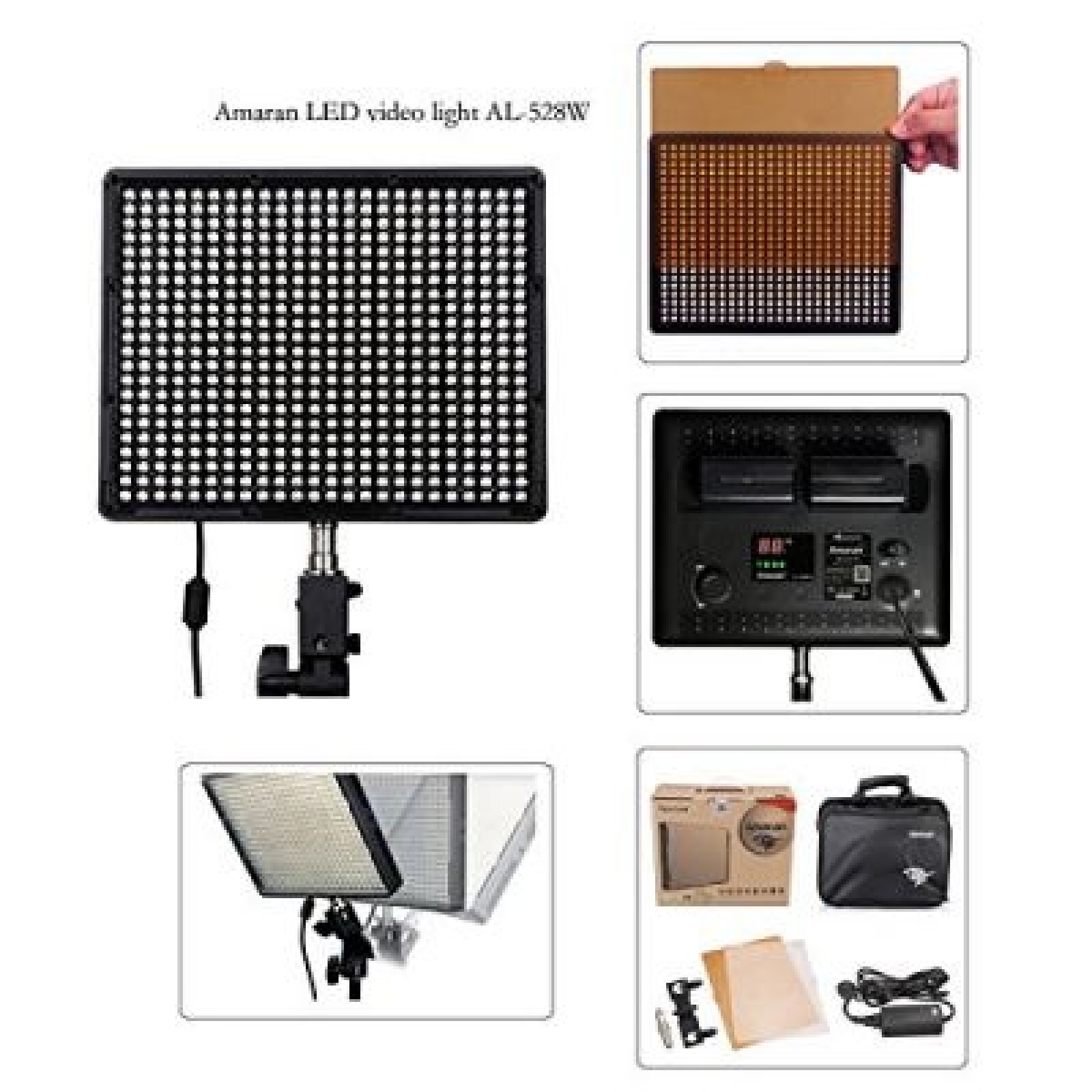 Panneau LED Aputure amaran al-h528C - Photo 1 sur 5