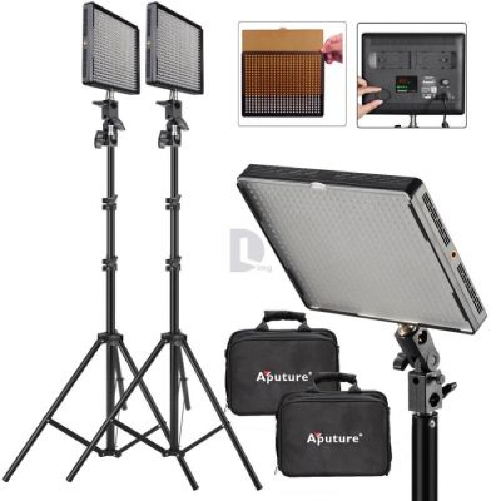 Panneau LED Aputure amaran al-h528C - Photo 4 sur 5