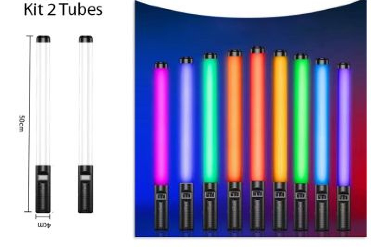 Location Torche  Led RGB sur batterie autonome - Lightyshare