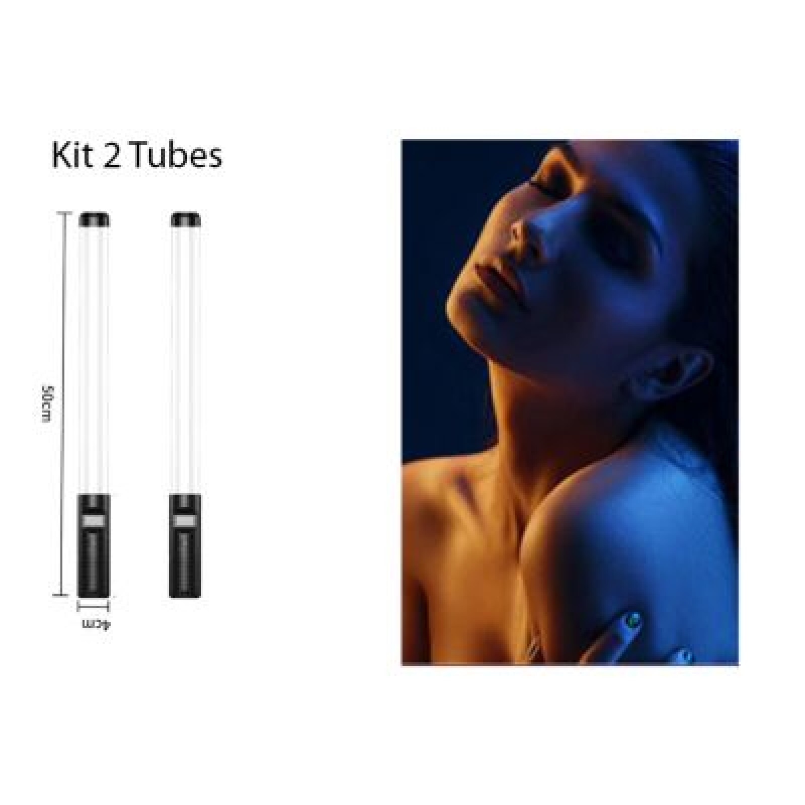 Torche  Led RGB sur batterie autonome - Photo 2 sur 4
