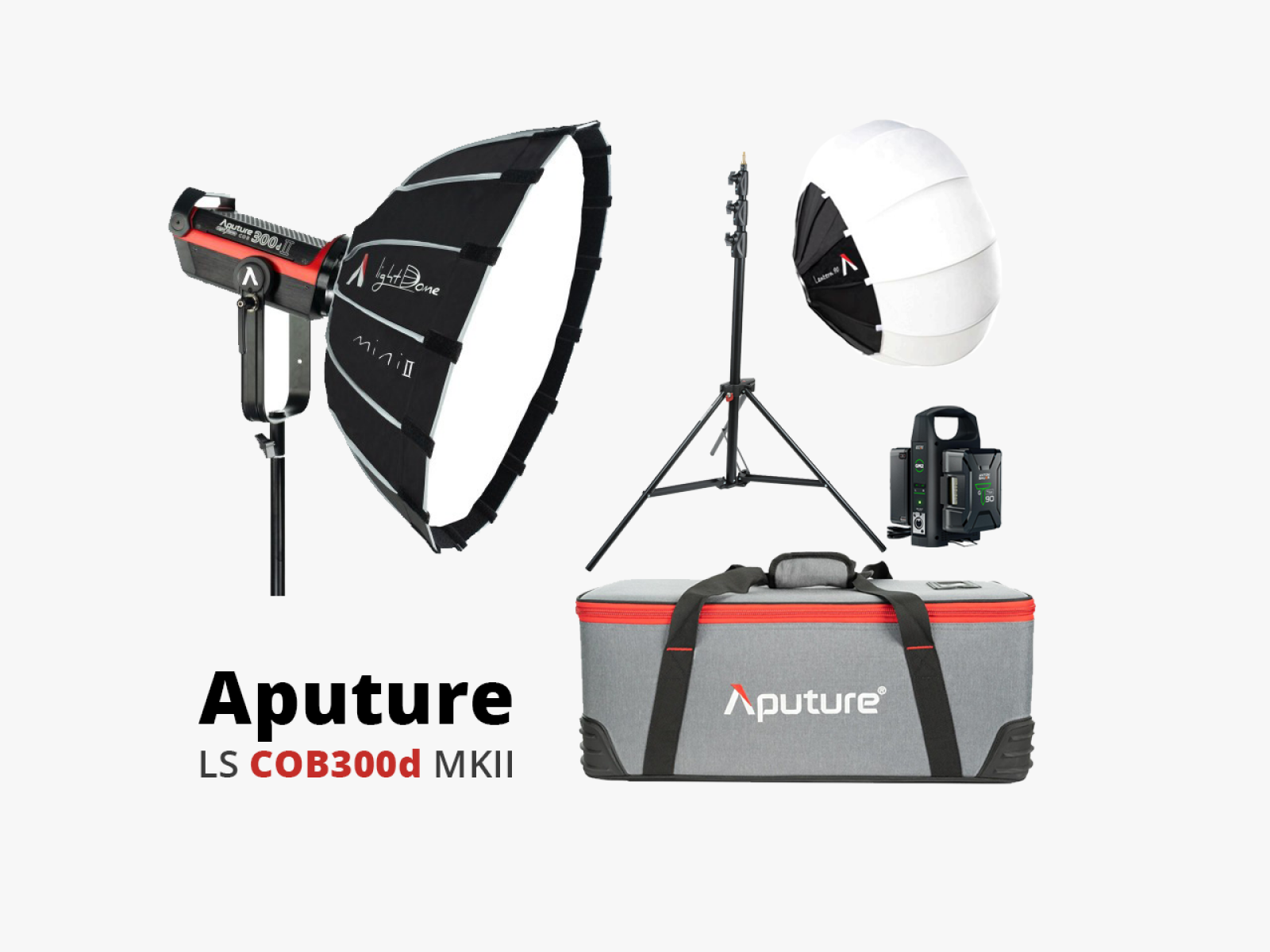 Kit COB 300D MKII Aputure Eclairage panneau spot LED - Photo 1 sur 4