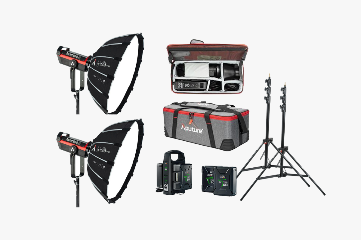 Location 2 COB 300D MKII et 300X Aputure Led light lumière de jour et artificielle - Lightyshare