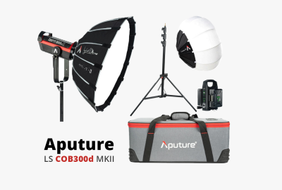 Location 2 COB 300D MKII et 300X Aputure Led light lumière de jour et artificielle