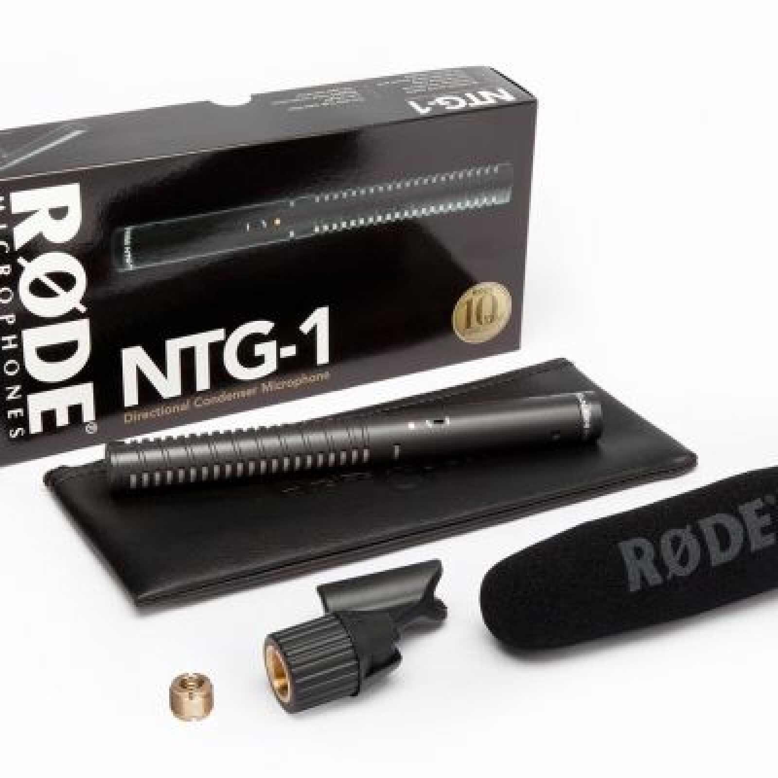 Rode NTG1 + Double suspension + Bonnette anti-vent - Photo 1 sur 5