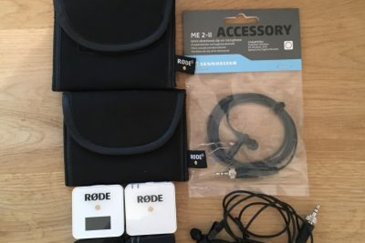 Location Pack 2 rodes wireless GO + 2 micros HF - Lightyshare