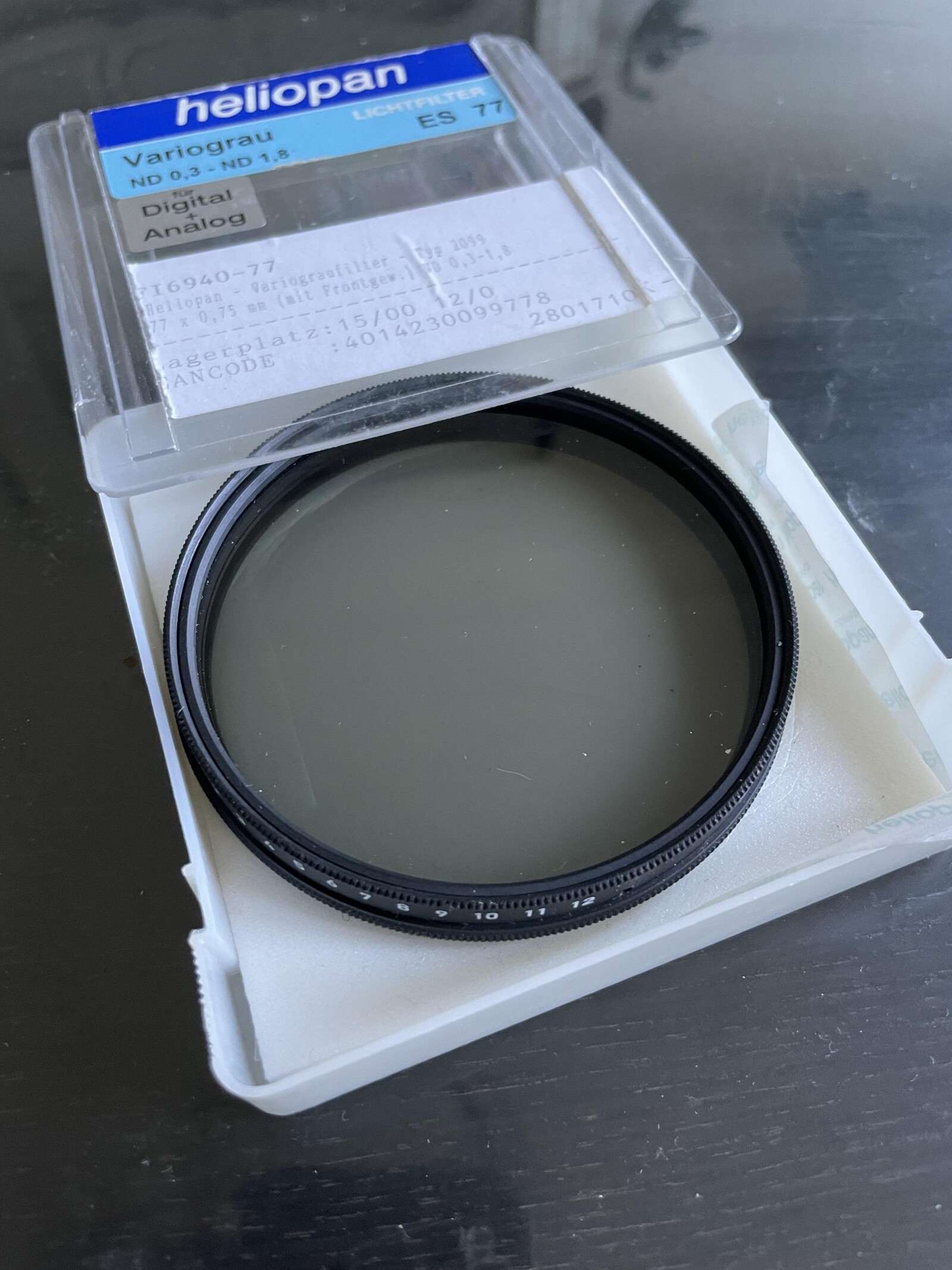 Heliopan Variable ND - Filtre 77mm - Photo 1 sur 1