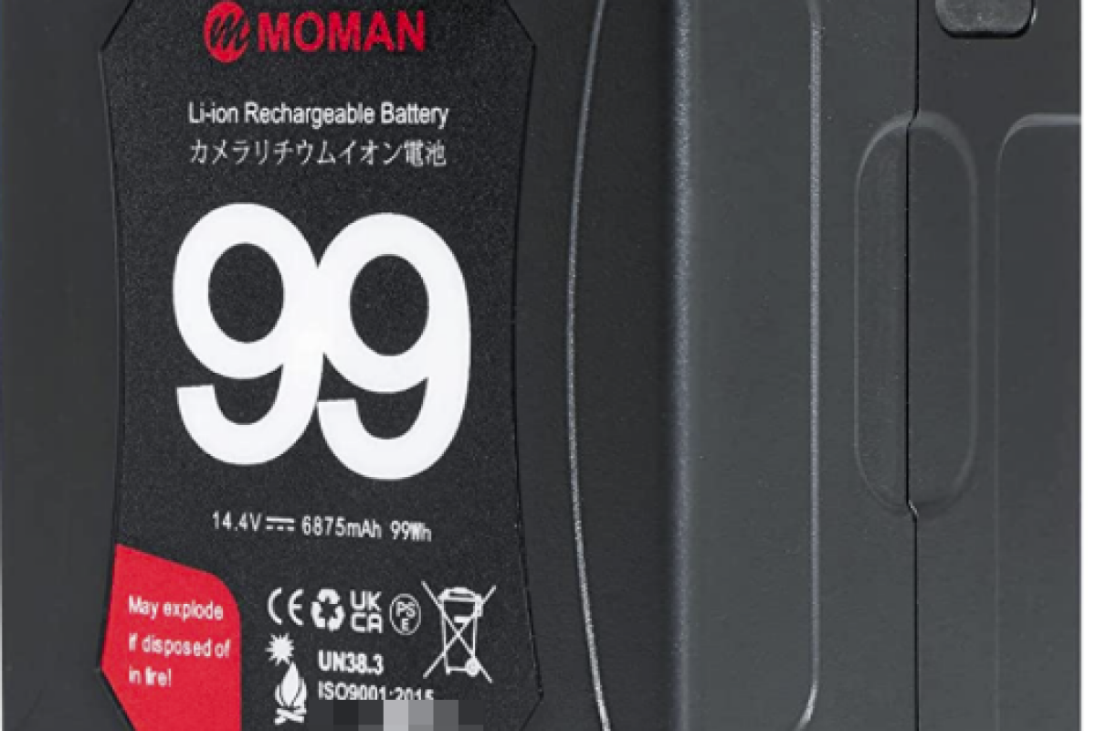 Location V Mount Batterie, Moman Power99 Mini V-Lock  - Lightyshare