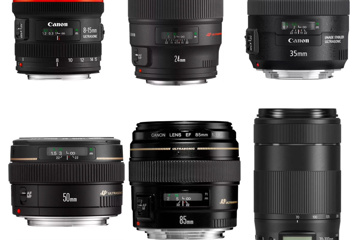 Location Pack Objectif Cannon 8-15 / 24 / 35 / 50 / 85 / 70 - 300 - Lightyshare