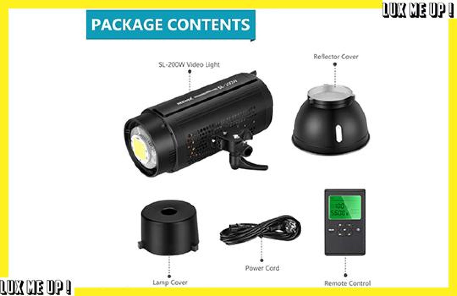 Kit 3 x 200W LED + C-Stand - Photo 3 sur 9