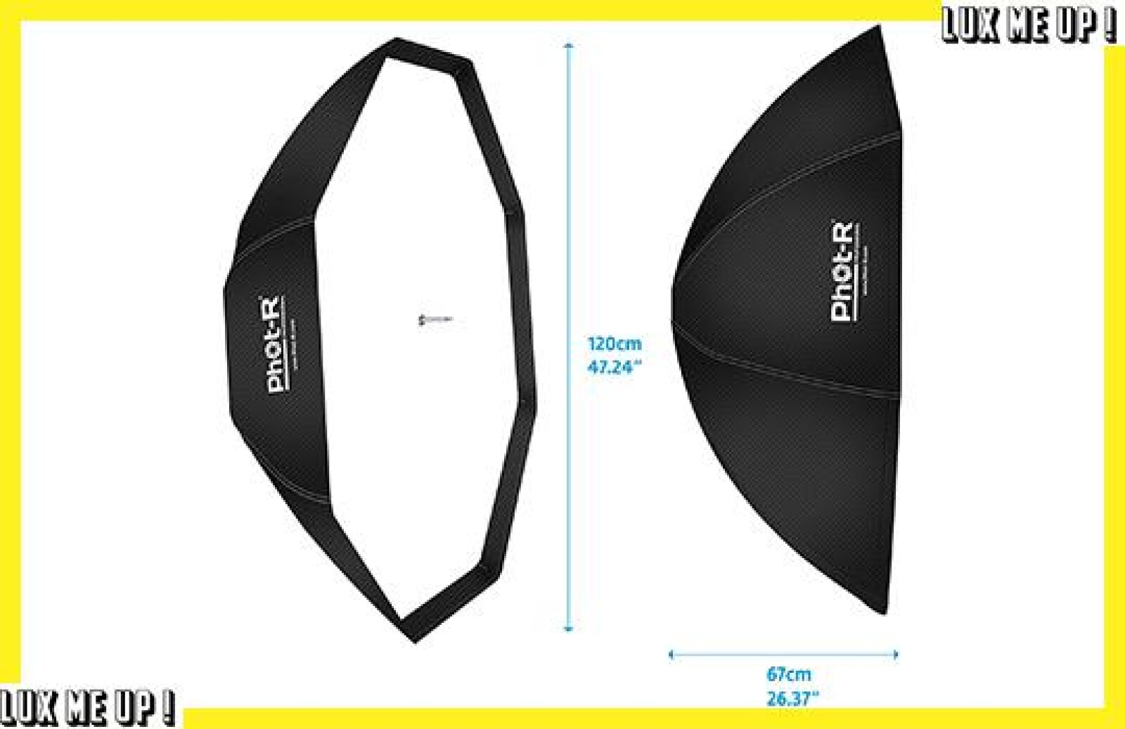 Kit 200w LED + Octa 120cm + C-Stand - Photo 5 sur 9