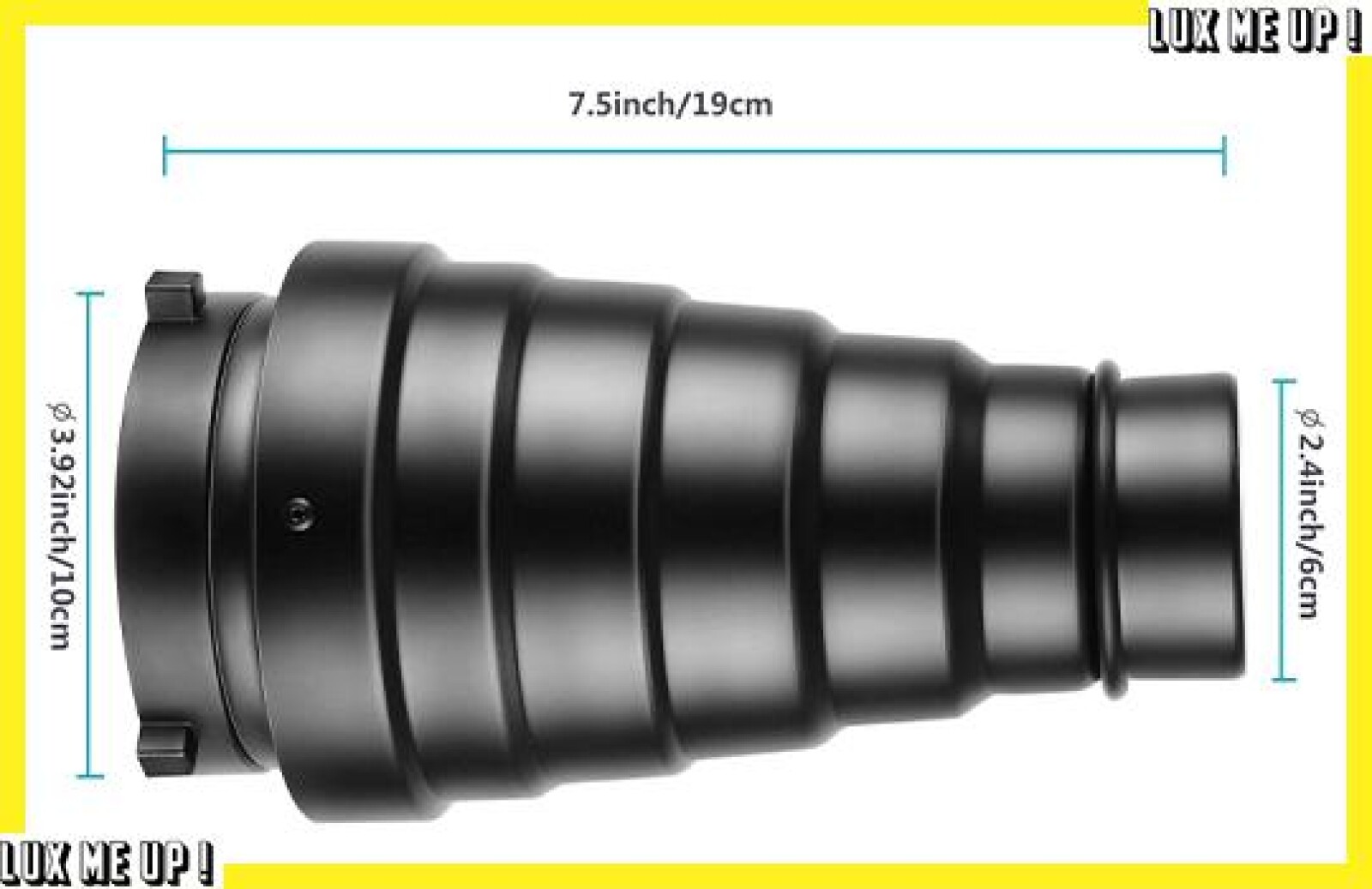 Snoot Conique Bowen 19cm - Photo 3 sur 5