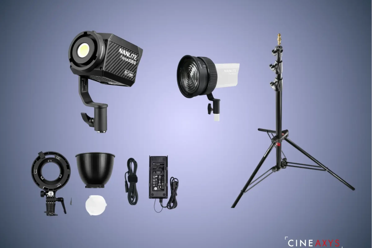 Location Nanlite Forza 60B + Fresnel + Pied Manfrotto - Lightyshare