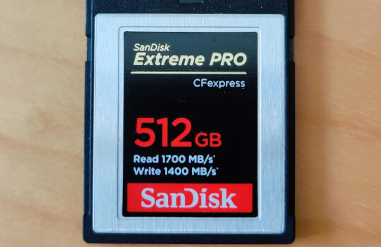 SanDisk CFexpress Extreme Pro 512 Go Type B à Courbevoie